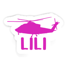 Sticker Helicopter Lili Image