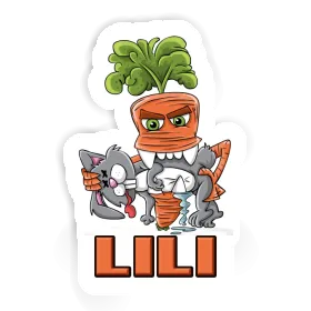 Sticker Lili Monster Carrot Image