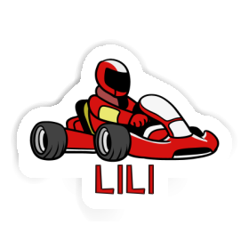 Kart Aufkleber Lili Image