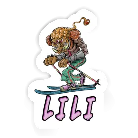 Sticker Skier Lili Image