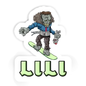 Sticker Lili Snowboarder Image