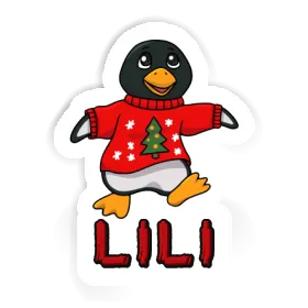 Sticker Christmas Penguin Lili Image