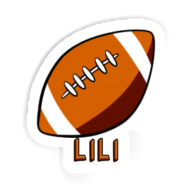 Lili Sticker Rugby Ball Image