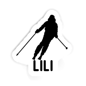 Lili Sticker Skier Image