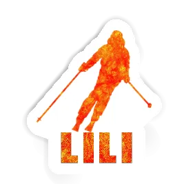 Sticker Skier Lili Image