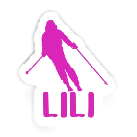 Skier Sticker Lili Image