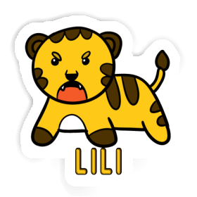 Lili Sticker Baby Tiger Image