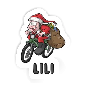 Lili Sticker Bicycle Rider Image