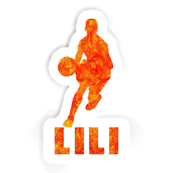 Sticker Basketball Player Lili Laptop Image