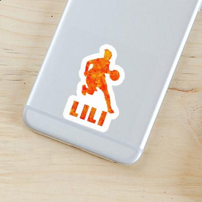 Sticker Lili Basketball Player Laptop Image