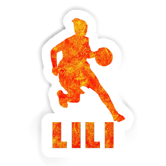 Sticker Lili Basketball Player Notebook Image