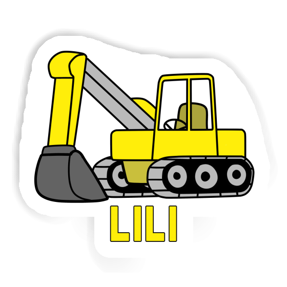 Sticker Excavator Lili Laptop Image