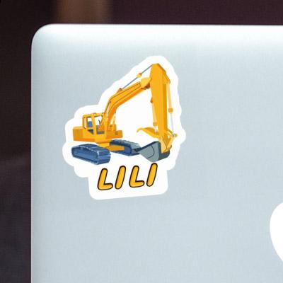 Excavator Sticker Lili Laptop Image