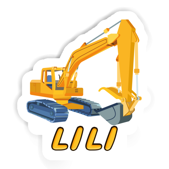 Excavator Sticker Lili Notebook Image