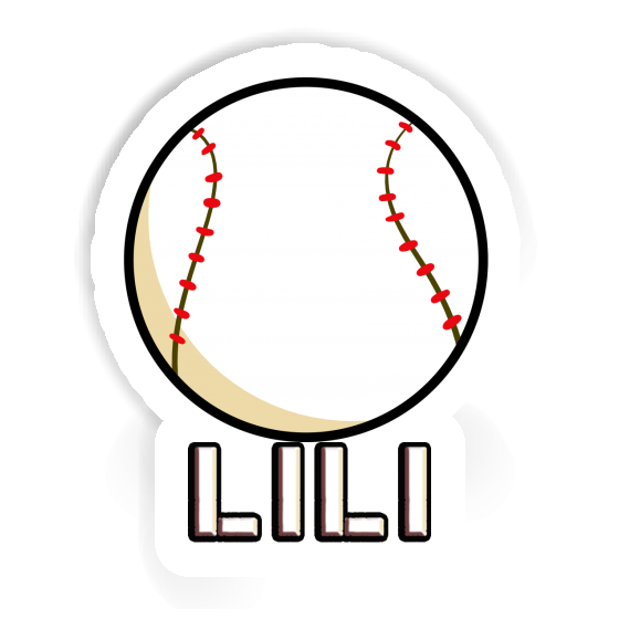 Baseball Sticker Lili Laptop Image