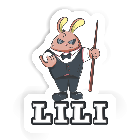 Billiard Player Sticker Lili Gift package Image