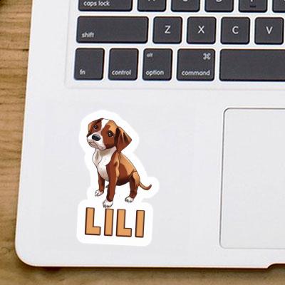 Boxer Dog Sticker Lili Notebook Image