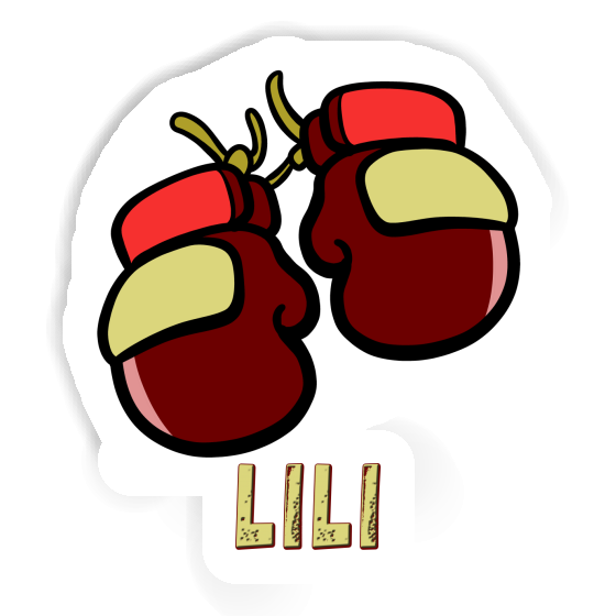 Boxing Glove Sticker Lili Laptop Image