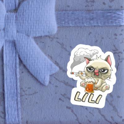 Lili Sticker Smoking Cat Gift package Image