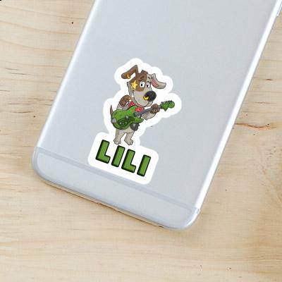 Sticker Lili Guitarist Laptop Image