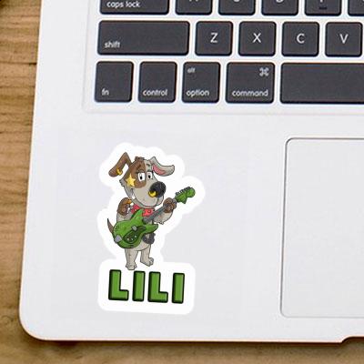 Sticker Lili Guitarist Notebook Image