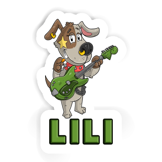 Sticker Lili Guitarist Gift package Image