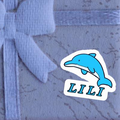 Sticker Dolphin Lili Laptop Image