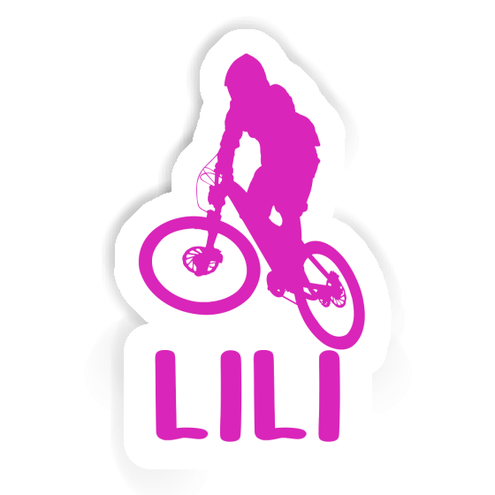 Sticker Downhiller Lili Laptop Image