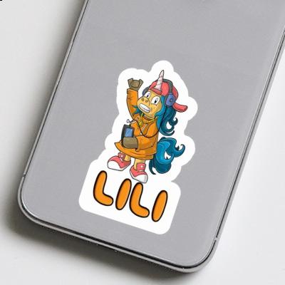 Sticker Hip-Hop Unicorn Lili Laptop Image