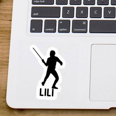 Sticker Lili Fencer Laptop Image