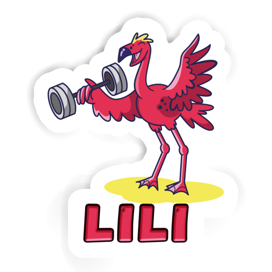 Weight Lifter Sticker Lili Image