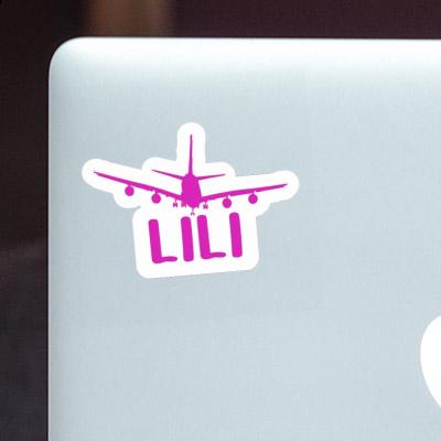 Sticker Airplane Lili Notebook Image