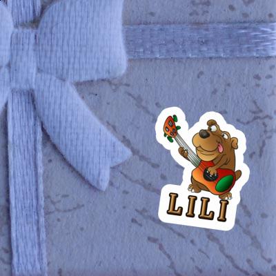 Sticker Lili Guitar Dog Gift package Image