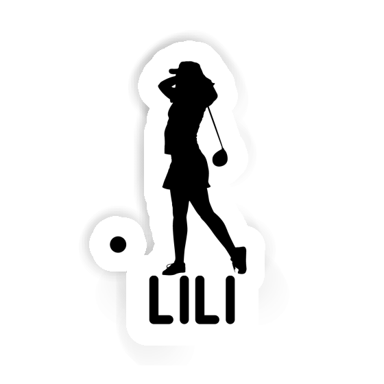 Golfer Sticker Lili Gift package Image