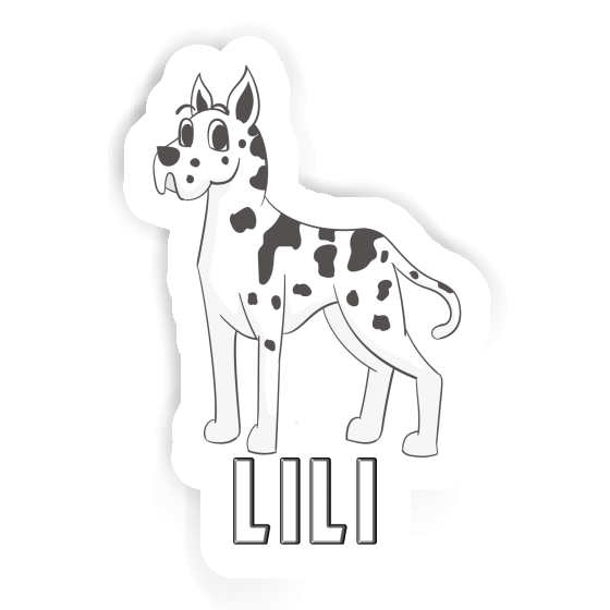 Great Dane Sticker Lili Gift package Image