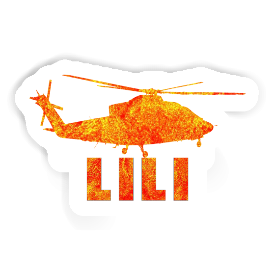 Lili Sticker Helicopter Notebook Image