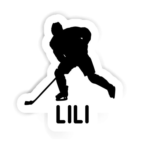 Hockey Player Sticker Lili Image