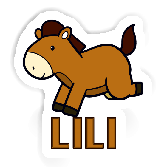 Horse Sticker Lili Notebook Image