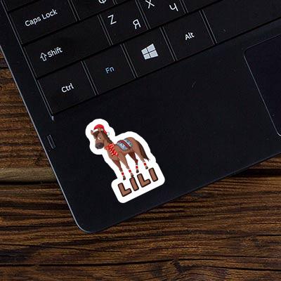 Sticker Christmas Horse Lili Laptop Image