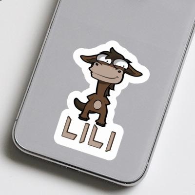 Lili Sticker Standing Horse Notebook Image