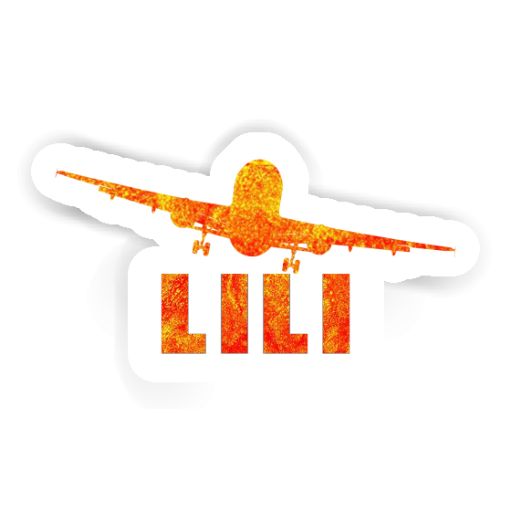 Sticker Lili Airplane Notebook Image