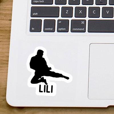 Sticker Karateka Lili Laptop Image