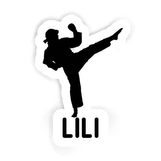 Karateka Sticker Lili Laptop Image