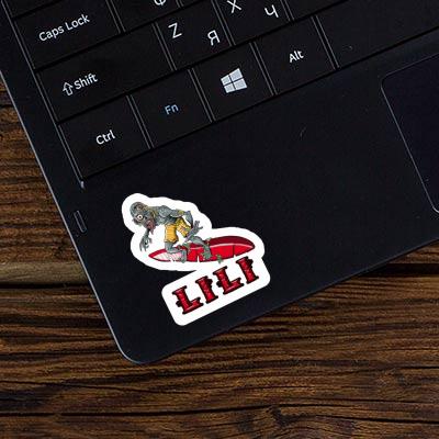 Lili Sticker Surfer Notebook Image