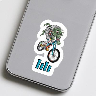 Lili Sticker Downhill Biker Image