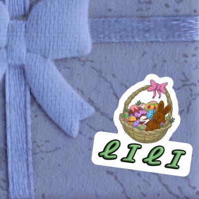 Easter basket Sticker Lili Gift package Image