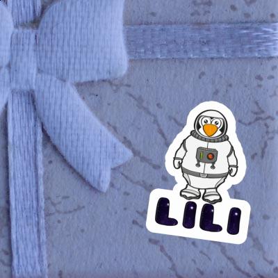 Sticker Astronaut Lili Laptop Image