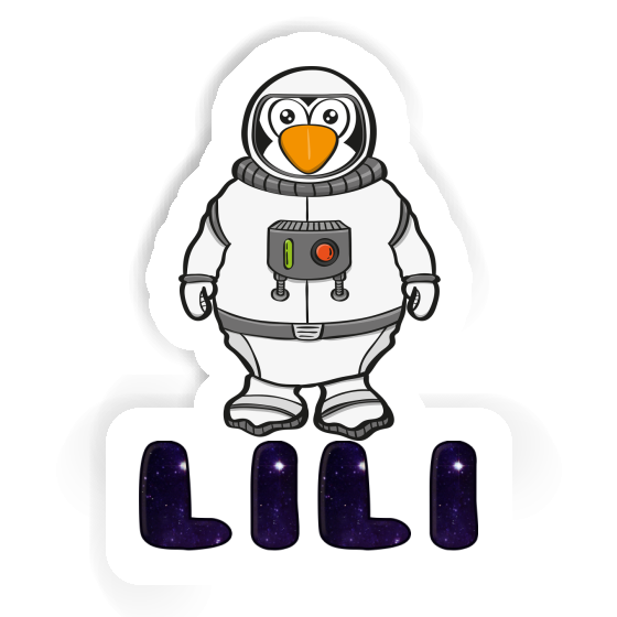 Sticker Astronaut Lili Laptop Image