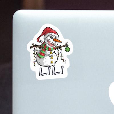 Sticker Bad Snowman Lili Notebook Image