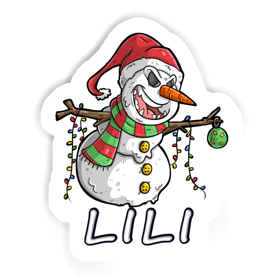 Sticker Bad Snowman Lili Gift package Image